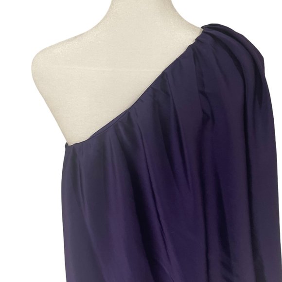 Cache One ShoulderPurple Dress, Size 4 - Picture 4 of 8